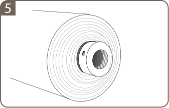 A extensão deve segurar firmemente o núcleo (Fig. 5).